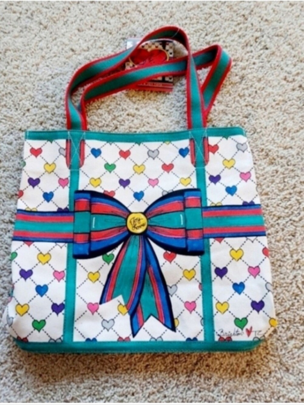 Brighton Canvas Love & Joy Tote Bag